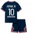 Camisola Paris Saint-Germain Neymar Jr 10 Criança Equipamento Primeiro 2021-2022 Manga Curta